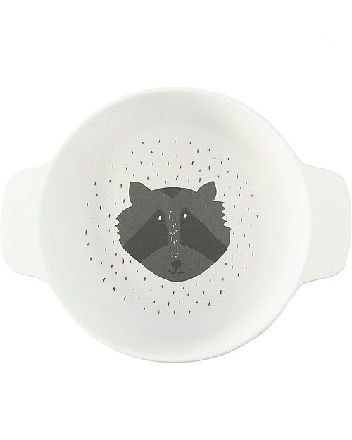 Trixie Ciotola con Manici in Bambù, Mr Orsetto Lavatore - Incoraggia a Mangiare da Soli Piatti e Scodelle