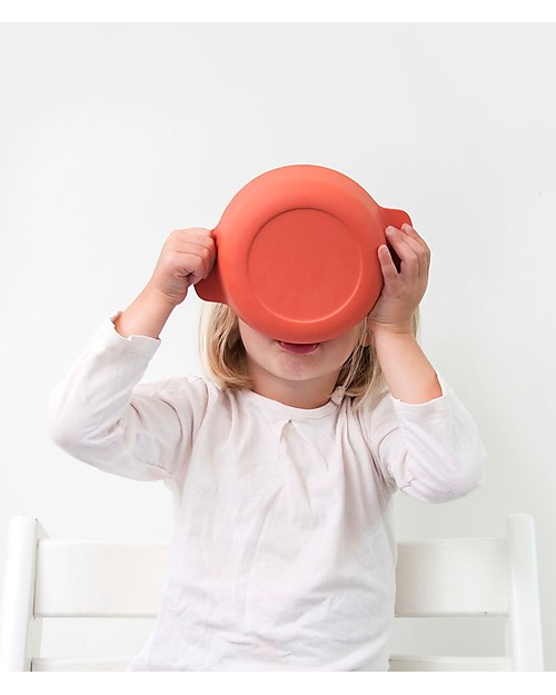 Trixie Ciotola con Manici in Bambù, Mrs Granchio - Incoraggia a Mangiare da Soli Piatti e Scodelle