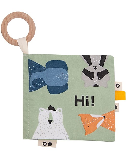 Trixie Libro in Stoffa Morbido per Neonati - 4 Animali da Conoscere! Libri