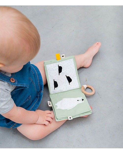 Trixie Libro in Stoffa Morbido per Neonati - 4 Animali da Conoscere! Libri