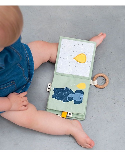 Trixie Libro in Stoffa Morbido per Neonati - 4 Animali da Conoscere! Libri