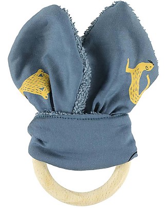 Trixie Massaggiagengive Bèbè - Donnola - Legno e cotone Massaggiagengive