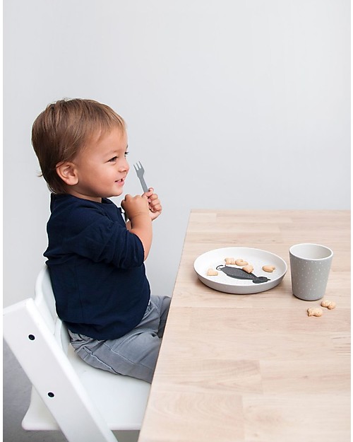 Trixie Piatto Biodegradabile, Mr Orsetto Lavatore - Bambù Piatti e Scodelle