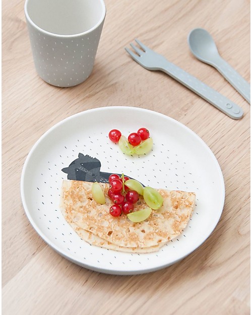 Trixie Piatto Biodegradabile, Mr Orsetto Lavatore - Bambù Piatti e Scodelle