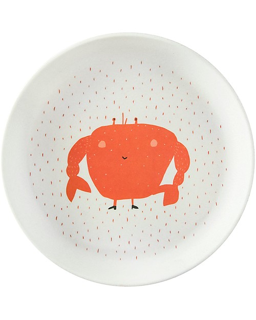 Trixie Piatto Biodegradabile, Mrs Granchio - Bambù Piatti e Scodelle