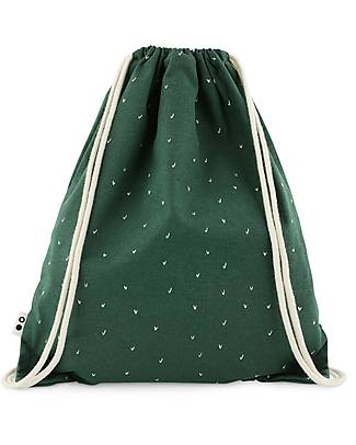 Trixie Sacca con Chiusura a Coulisse - Mr Crocodile - Verde - 34 x 40 cm Zaini Asilo