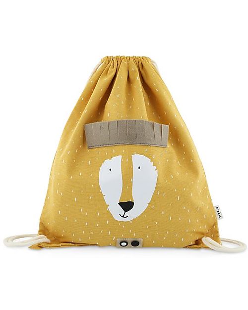 Trixie Sacca con Chiusura a Coulisse - Mr Lion - Giallo - 34 x 40 cm Zaini Asilo