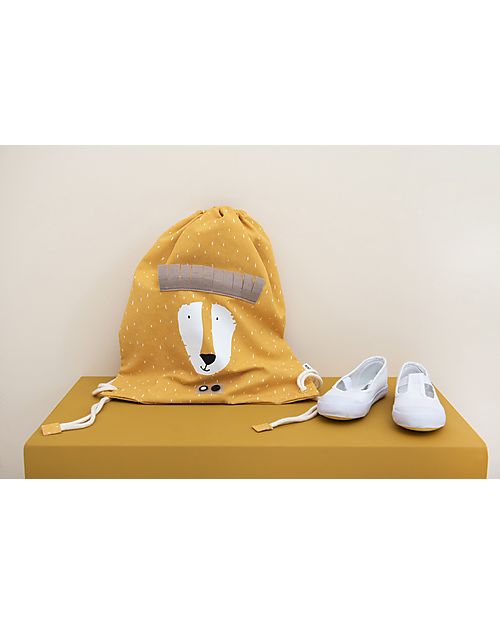 Trixie Sacca con Chiusura a Coulisse - Mr Lion - Giallo - 34 x 40 cm Zaini Asilo