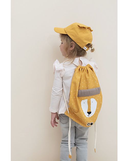 Trixie Sacca con Chiusura a Coulisse - Mr Lion - Giallo - 34 x 40 cm Zaini Asilo