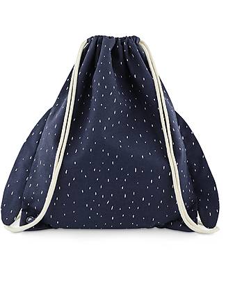 Trixie Sacca con Chiusura a Coulisse - Mr Penguin - Blu - 34 x 40 cm Zaini Asilo