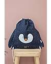 Trixie Sacca con Chiusura a Coulisse - Mr Penguin - Blu - 34 x 40 cm Zaini Asilo