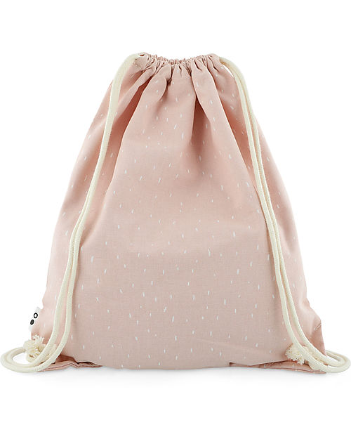 Trixie Sacca con Chiusura a Coulisse - Mrs Rabbit - Rosa - 34 x 40 cm Zaini Asilo