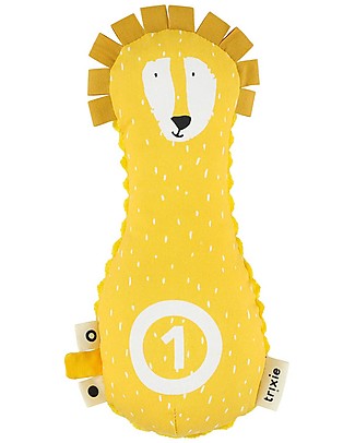 Trixie Set Gioco Baby Bowling - 5 Animali-birilli + Palla - Stimola vista udito e tatto Giochi all'Aperto