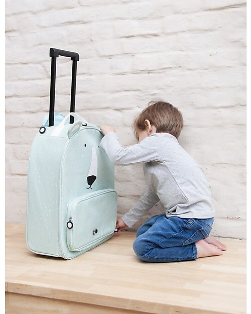 Trixie Trolley Bimbo, Mr Orso Polare - Cotone (34x15x45cm) Borse da Viaggio