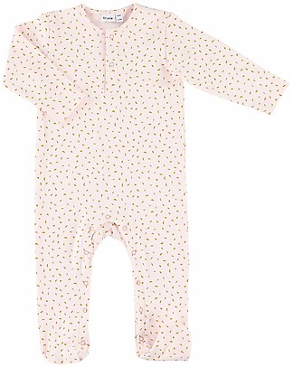 Trixie Tutina con Piedi, Pietra Lunare - 100% Cotone Biologico Tutine Lunghe Con Piedi