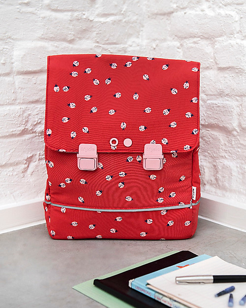 Trixie Zaino Scuola - Coccinella - Con Zainetto sportivo incluso! Zaini Asilo