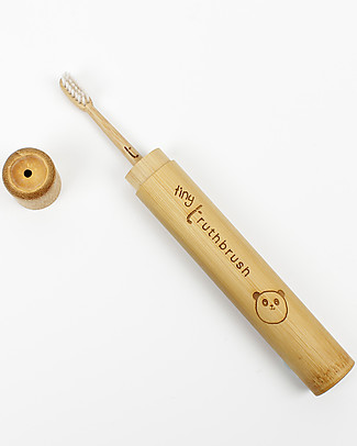 TruthBrush Porta Spazzolino da Viaggio in Bambù Dentifricio e Spazzolini