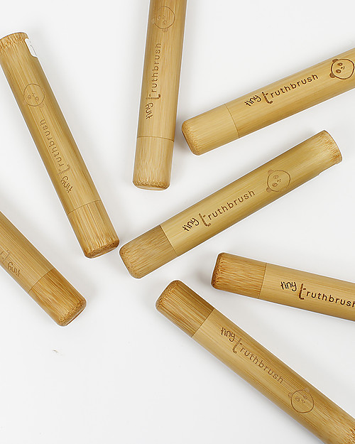 TruthBrush Porta Spazzolino da Viaggio in Bambù Spazzolini