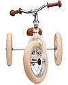 Trybike Bici 2 in 1 Crema Vintage Opaco + Kit Terza Ruota per Convertirla in Triciclo Tricicli