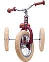 Trybike Bici 2 in 1 Rosso Vintage Opaco + Kit Terza Ruota per Convertirla in Triciclo Tricicli