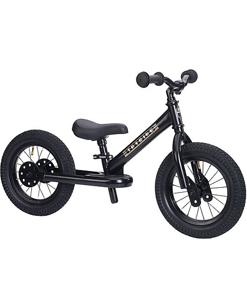 Trybike Bici Senza Pedali Classic - Nero Opaco - dai 15 mesi! Biciclette senza Pedali