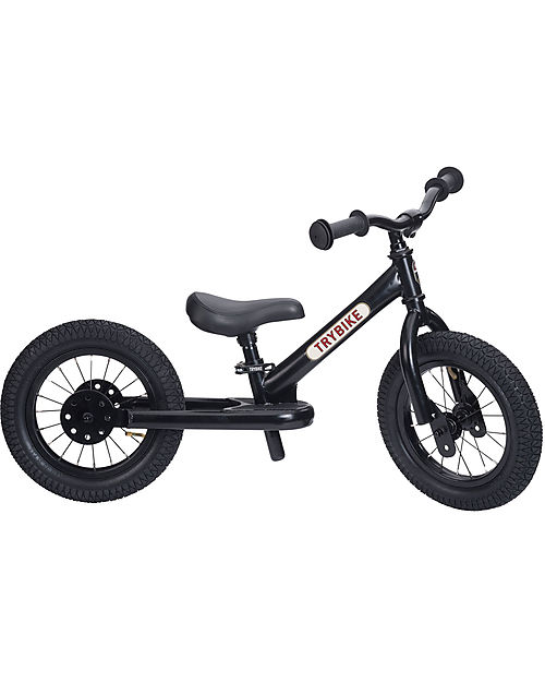 Trybike Bici Senza Pedali Classic - Nero Opaco - dai 15 mesi! Biciclette senza Pedali
