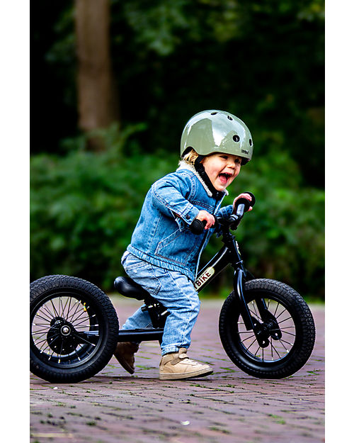 Trybike Bici Senza Pedali Classic - Nero Opaco - dai 15 mesi! Biciclette senza Pedali