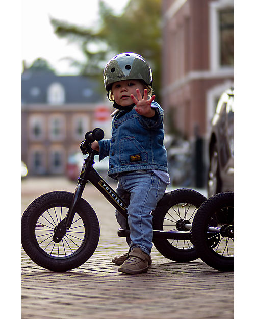 Trybike Bici Senza Pedali Classic - Nero Opaco - dai 15 mesi! Biciclette senza Pedali