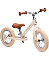 Trybike Bici Senza Pedali Vintage - Crema Opaco - dai 15 mesi! Biciclette senza Pedali