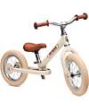 Trybike Bici Senza Pedali Vintage - Crema Opaco - dai 15 mesi! Biciclette senza Pedali