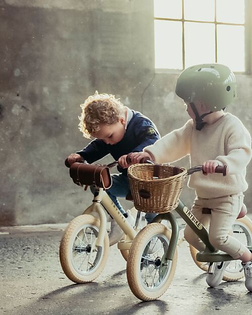 Trybike Bici Senza Pedali Vintage - Crema Opaco - dai 15 mesi! Biciclette senza Pedali