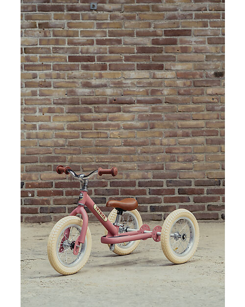 Trybike Bici Senza Pedali Vintage - Rosa Opaco - dai 15 mesi! Biciclette senza Pedali