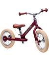 Trybike Bici Senza Pedali Vintage - Rosso Opaco - dai 15 mesi! Biciclette senza Pedali