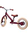 Trybike Bici Senza Pedali Vintage - Rosso Opaco - dai 15 mesi! Biciclette senza Pedali