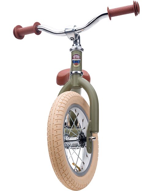 Trybike Bici Senza Pedali Vintage - Verde Opaco - dai 15 mesi! Biciclette senza Pedali