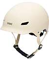 Trybike Casco per Bici 51-56 cm - Crema Opaco - Chiusura Magnetica Caschi Bici