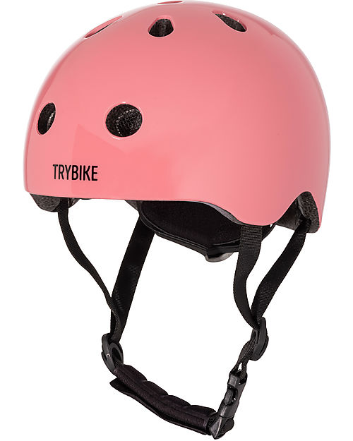 Trybike Casco per Bici - Jaipur Pink - Calotta in ABS - Resistente Regolabile e Traspirante Caschi Bici