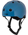 Trybike Casco per Bici - Mandan Blue - Calotta in ABS - Resistente Regolabile e Traspirante Caschi Bici