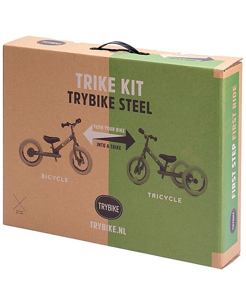 Trybike Kit Terza Ruota - Vintage - Trasforma la Bici Trybike in Triciclo! Accessori Biciclette