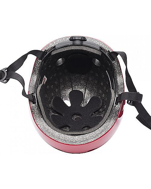 Trybike OUTLET - Casco per Bici - Ruby Red - Calotta in ABS - Resistente Regolabile e Traspirante - Pezzo di Showroom Caschi Bici