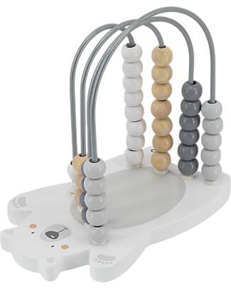 Tryco Baby Abaco Orso Polare in Legno - Aiuta lo sviluppo delle Capacità Intellettive - 18+ m Giochi Montessoriani