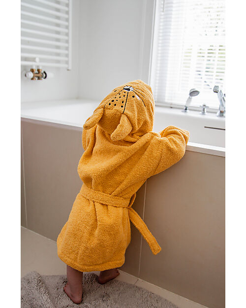 Tryco Baby Accappatoio  Lenny il Leopardo - Neonato 0-1 anno - 100% Cotone Accappatoi e Asciugamani