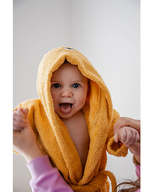 Tryco Baby Accappatoio  Lenny il Leopardo - Neonato 0-1 anno - 100% Cotone Accappatoi e Asciugamani