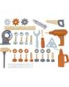 Tryco Baby Banco degli Attrezzi in Legno - Colori ad Acqua Atossici - 3+ Anni Attrezzi in Legno