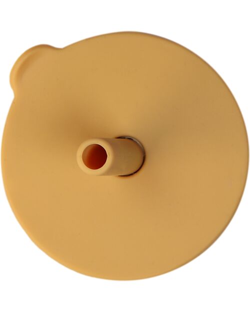 Tryco Baby Bicchiere con Cannuccia - Miele/Oro - Silicone - 0+ Bicchieri