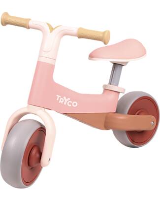 Tryco Baby Bicicletta Senza Pedali Bobbie - Rosa - Sviluppa l'Equilibrio Biciclette senza Pedali