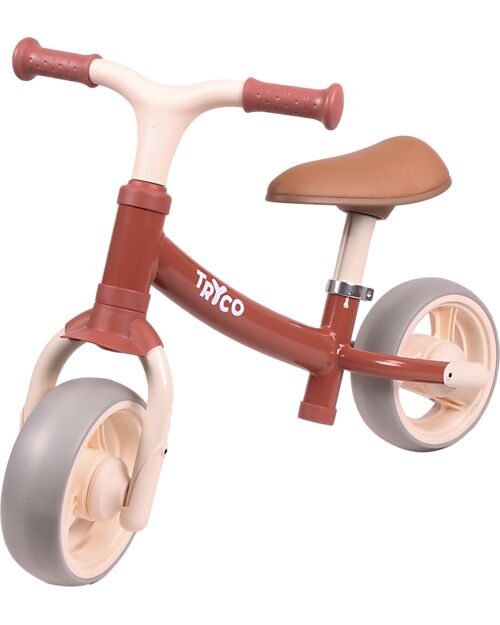 Tryco Baby Bicicletta senza Pedali Rocky - Rosso - Perfetta per Sviluppare l'Equilibrio Biciclette senza Pedali