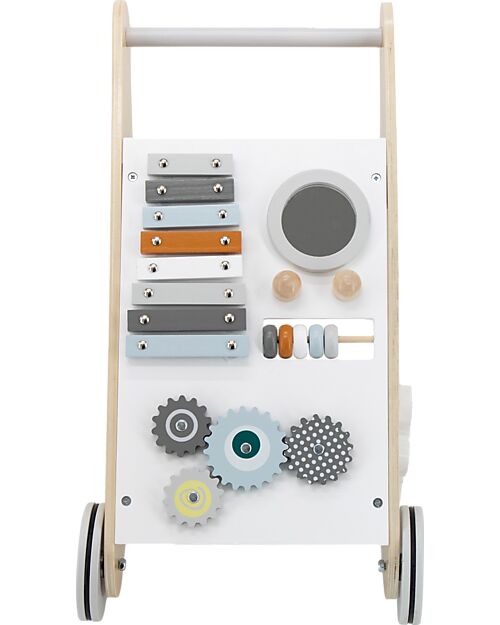Tryco Baby Carrello Primi Passi in Legno - Multiattività - 12+ m Carrello Primi Passi