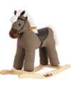 Tryco Baby Cavallo a Dondolo - Marrone - con Suoni Realistici - dai 18 Mesi Cavalcabili
