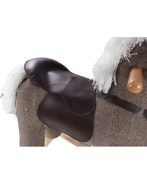 Tryco Baby Cavallo a Dondolo - Marrone - con Suoni Realistici - dai 36 Mesi Cavalcabili